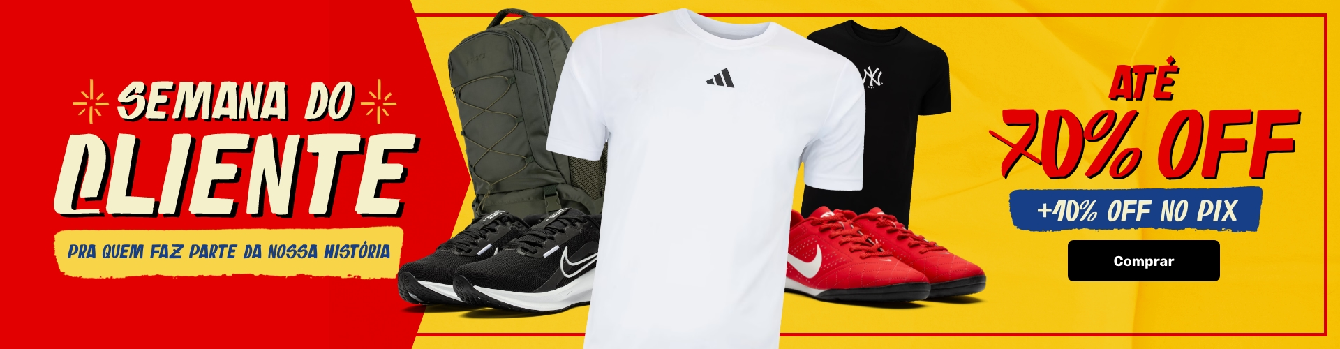 Semana do Cliente | +10% OFF no pix