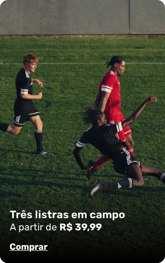 Três listras em campo
