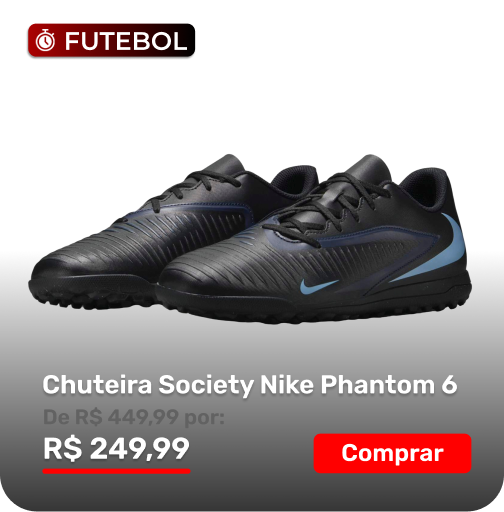 Chuteira Society Adulto Nike Phantom 6 Club