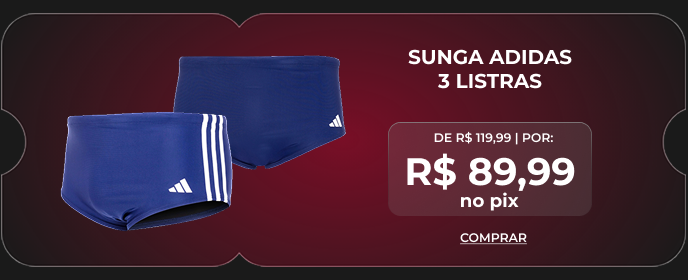 Sunga adidas 3 listras