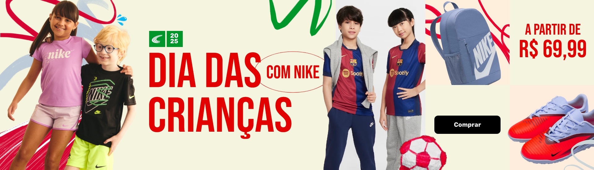 Dia das crianças Nike