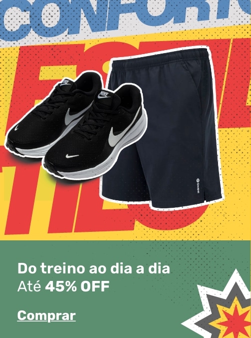 Conforto e Estilo do Treino ao Dia a Dia