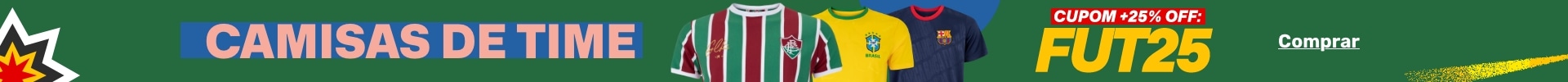 Camisas de time - Cupom: FUT25