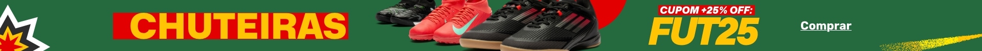 Chuteiras - Cupom: FUT25