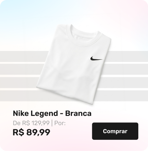 Camiseta Nike Legend - Branca