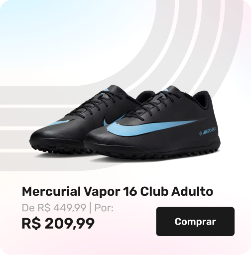 Chuteira Society Nike Mercurial Vapor 16 Club Adulto
