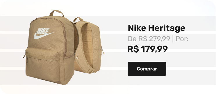 Mochila Nike Heritage - Bege