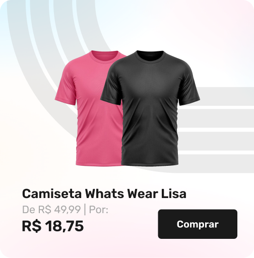 Camiseta Whats Wear Lisa Dry Fit com Proteção Solar UV - Masculina