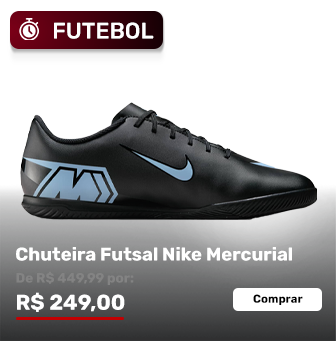 Chuteira Futsal Nike Mercurial Vapor 16 Club IC Adulto.