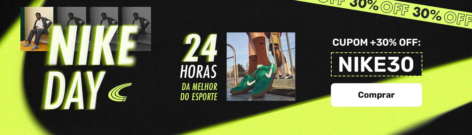 NikeDay - Cupom: NIKE30