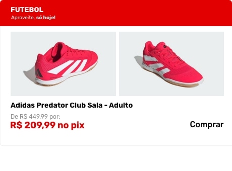 Chuteira Futsal adidas Predator Club Sala - Adulto