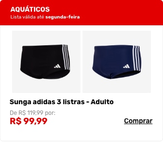Sunga adidas 3 Listras - Adulto