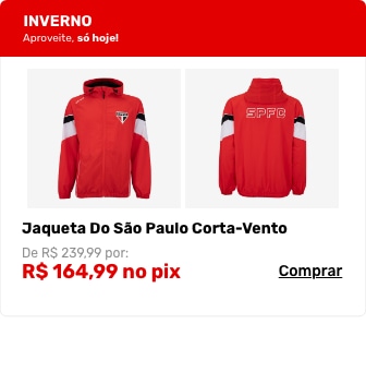 Jaqueta do São Paulo Corta-Vento