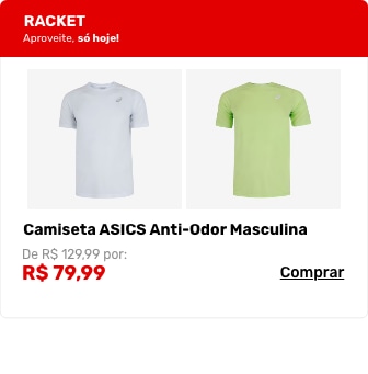 Camiseta ASICS Anti-Odor Masculina