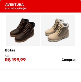 Botas por até 199,99