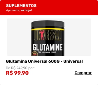 Glutamina Universal 600G - Universal