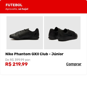 Chuteira Futsal Nike Phantom GXII Club - Júnior