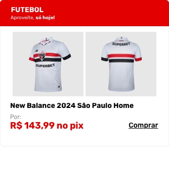 Camisa do São Paulo Home New Balance 2024 Torcedor - Masculina