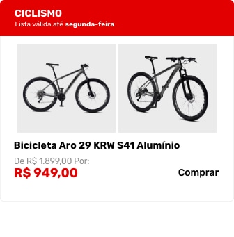 Bicicleta Aro 29 KRW S41 Alumínio
