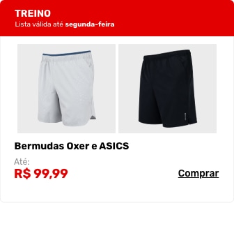 Bermudas Oxer e ASICS