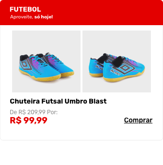 Chuteira Futsal Umbro Blast