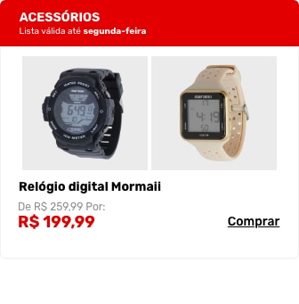 Relógio digital Mormaii