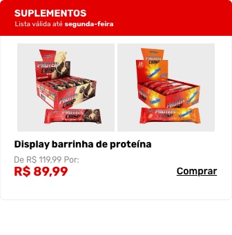 Display barrinha de proteina Integralmedica