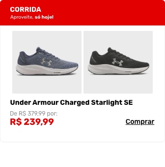 Tênis Under Armour Charged Starlight SE