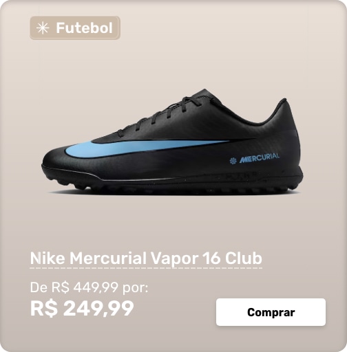 Chuteira Society Nike Mercurial Vapor 16 Club Adulto