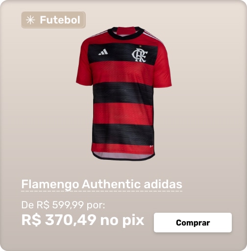 Camisa 1 do Flamengo Authentic adidas - Masculina
