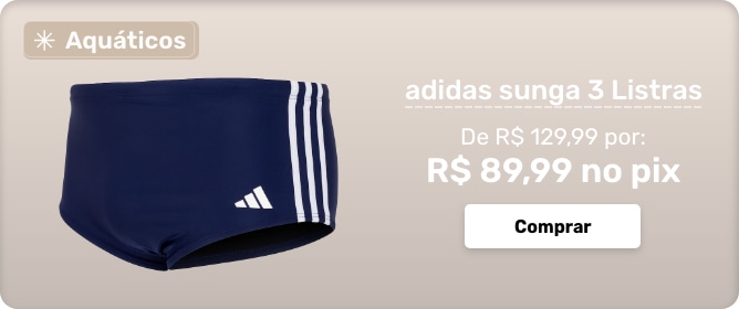 Sunga Adulto adidas 3 Listras (azul)