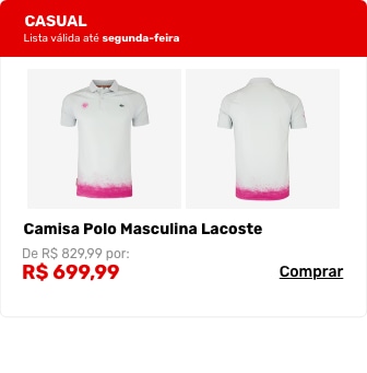 Camisa Polo Masculina Lacoste