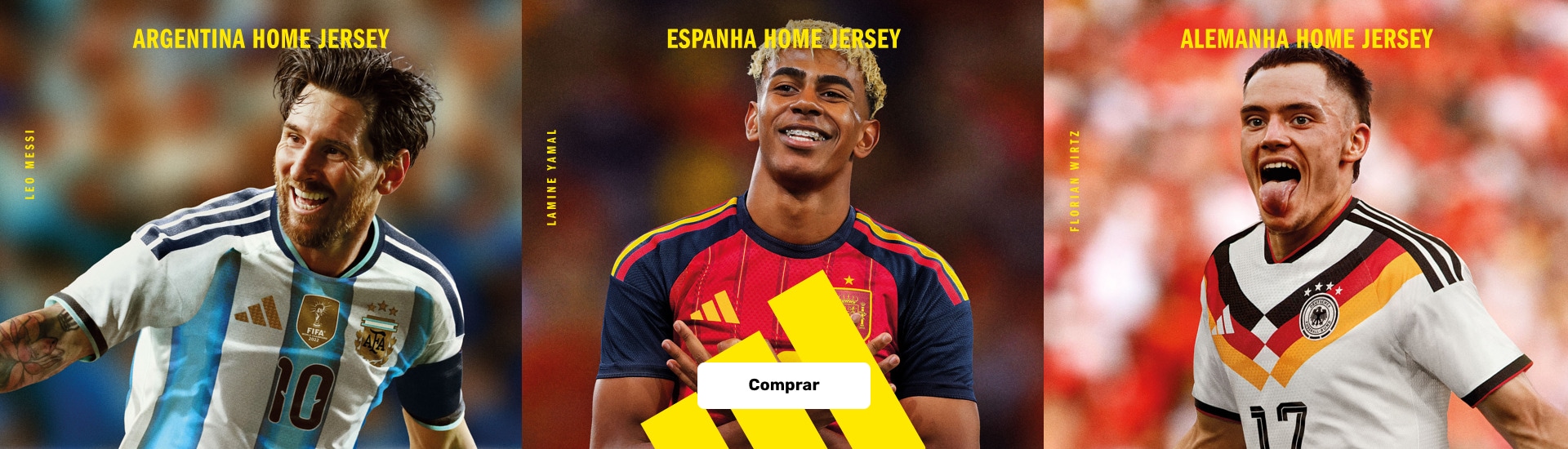 Camisetas Federações adidas