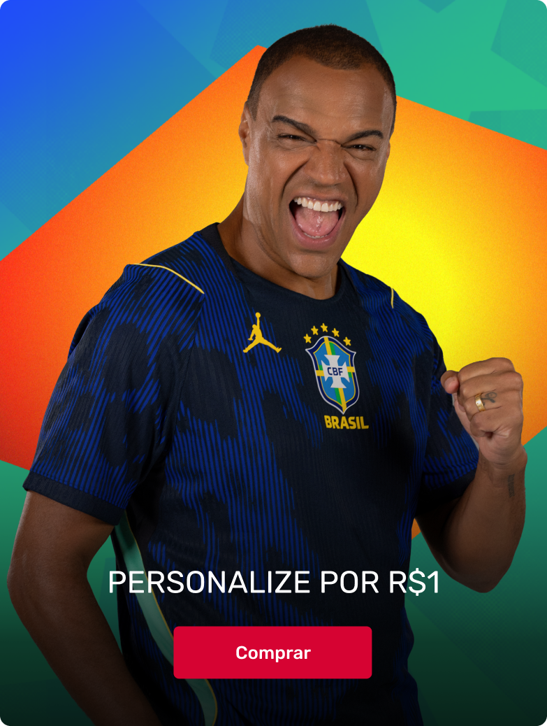 Personalização camisa azul