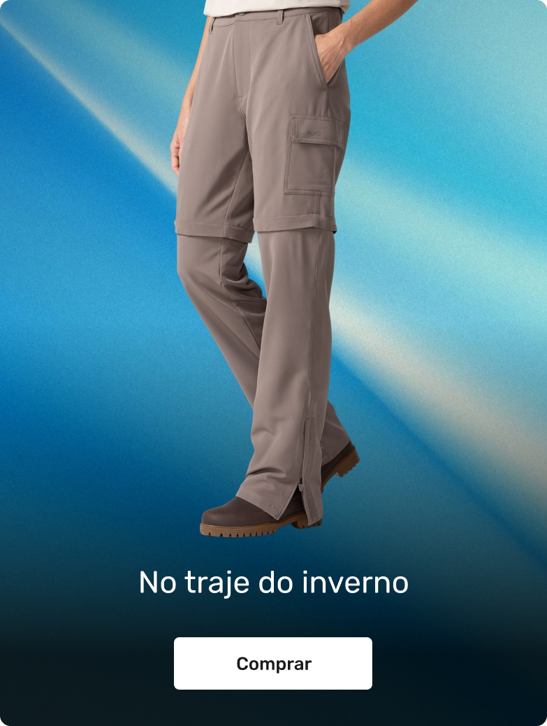 No traje do inverno