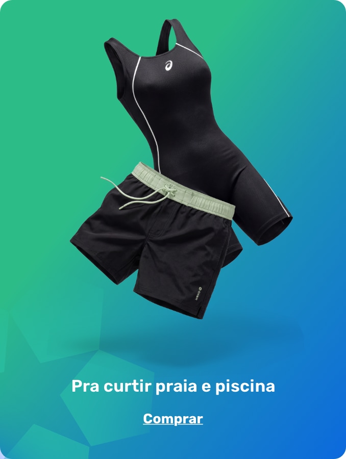 Pra curtir praia e piscina