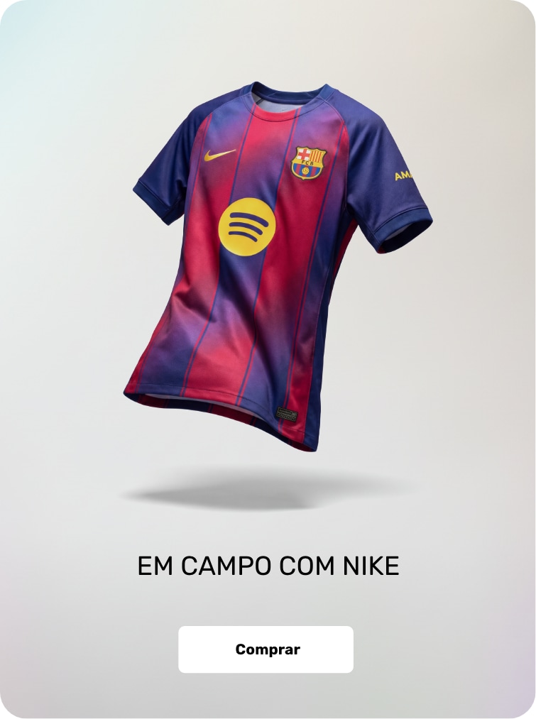 Em campo com Nike (camisas de time)