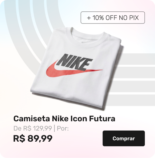 Camiseta Masculina Nike Icon Futura