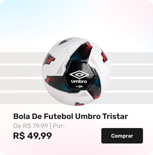 Bola De Futebol Umbro Tristar