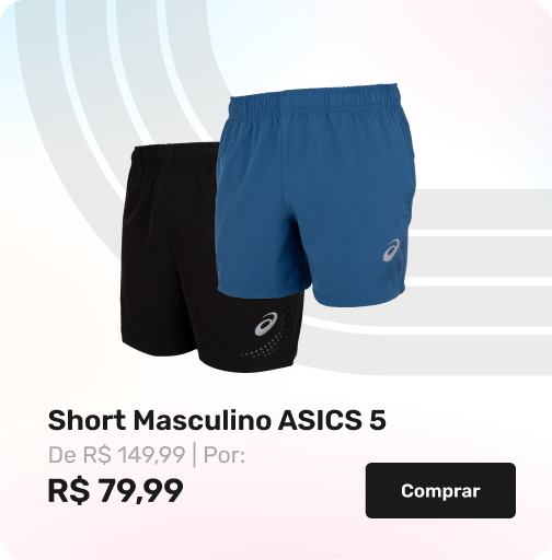 Short Masculino ASICS 5 Respirável