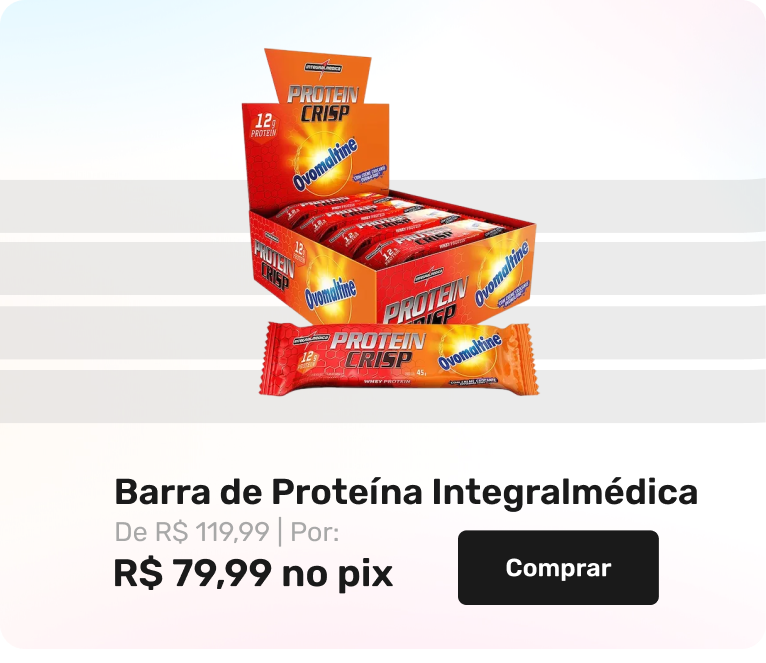 Caixa Barra de Proteína Integralmédica Ovomaltine® - 12 Unidades