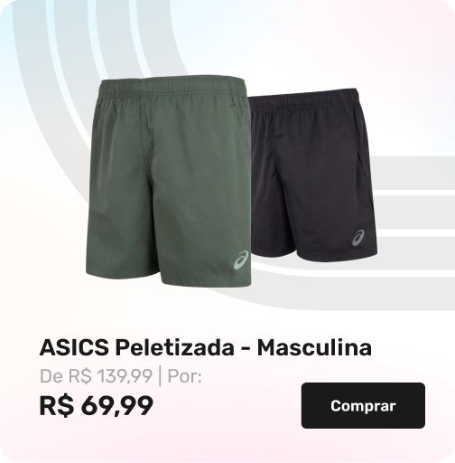 Bermuda ASICS Peletizada Masculina
