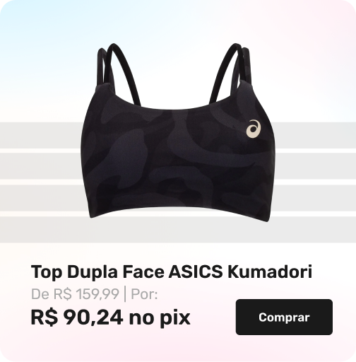 Top Dupla Face Asics Kumadori