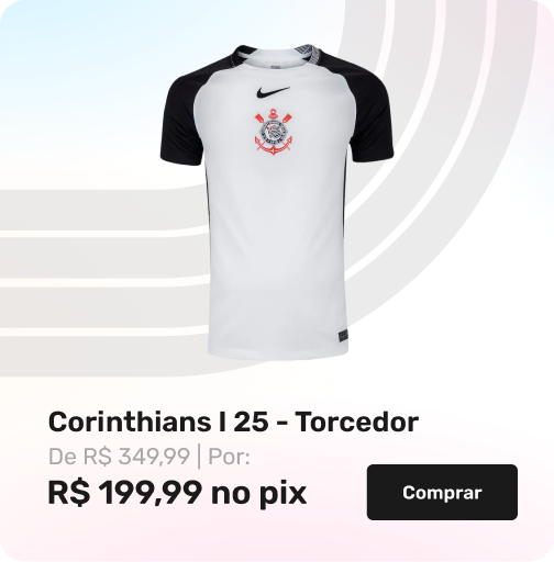 Camisa do Corinthians I 25 Torcedor