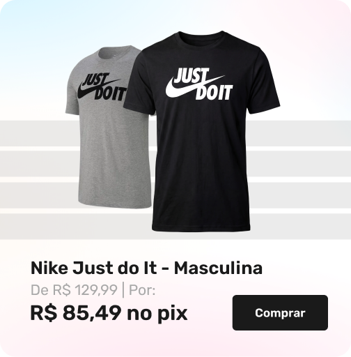 Camiseta Nike Just do It - Masculina