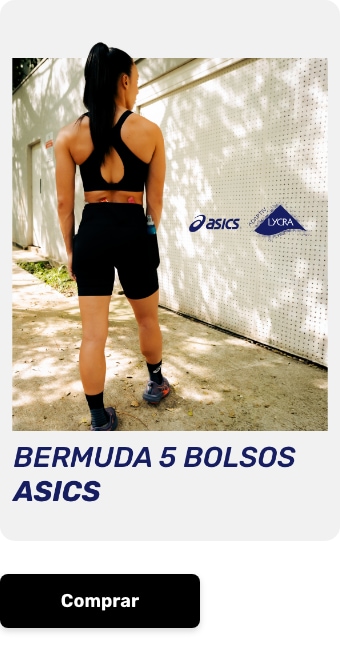 ASICS BERMUDA 5 BOLSOS