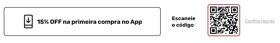 15% OFF na primeira compra