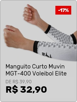 Manguito-Curto-Muvin-MGT-400-Voleibol-Elite-Unissex---Adulto