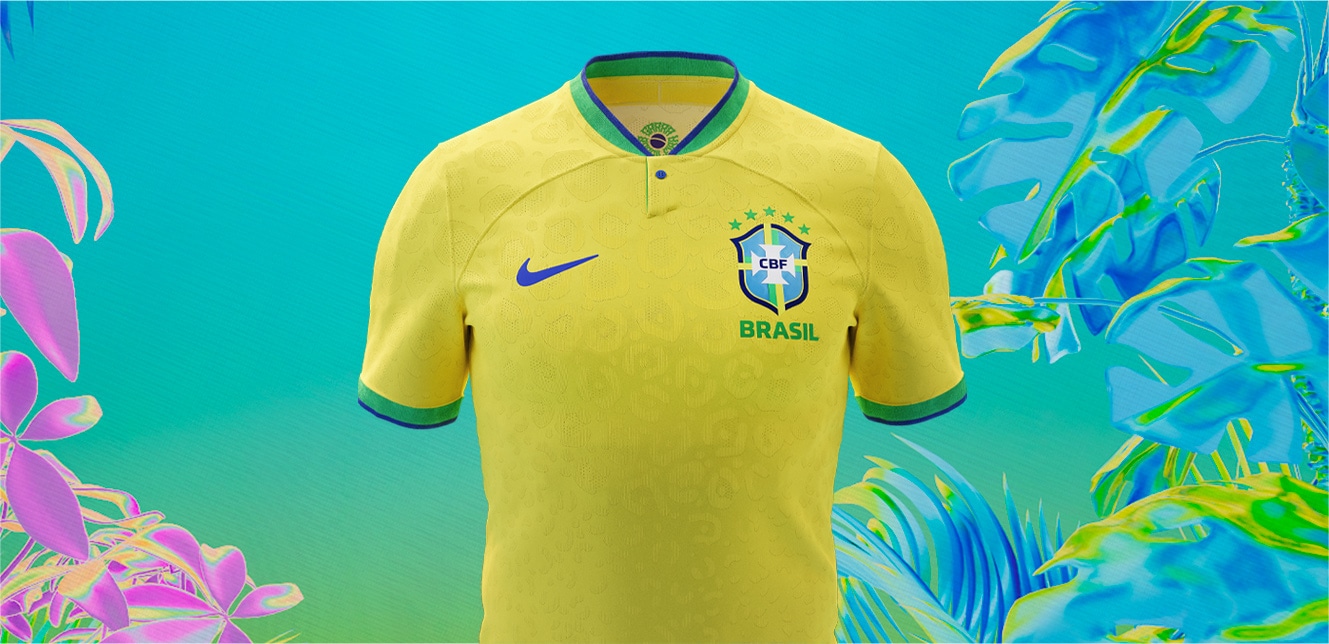 Camisa Brasil - Copa do Mundo 2018- Torcedor Masculina - Amarela