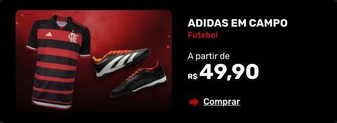 adidas em campo - A partir de R$49,90 com até 60% OFF